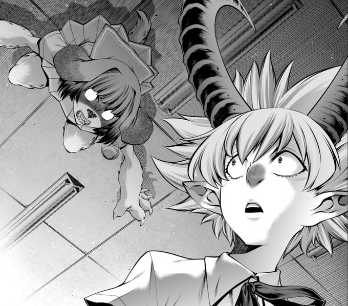 キリングバイツ第97話「全力で諦める」本日更新。ヤギvs犬。果たしてどっちが強いのか。
https://t.co/CvV8jjbelX
#キリングバイツ 