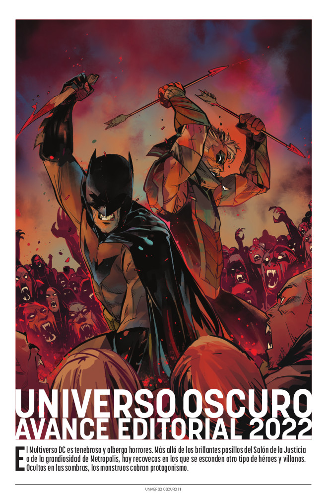eccediciones's tweet photo. ¡AVANCE EDITORIAL 2022 – UNIVERSO OSCURO! De #LaCosadelPantano a #DCsos. El #MultiversoDC es tenebroso y alberga horrores. En las sombras se ocultan otro tipo de héroes y villanos. Los monstruos cobran protagonismo en el #UniversoOscuro: https://t.co/Ruix7HmGNj https://t.co/HzxpzVfD5N