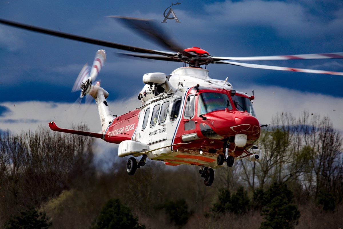 AcpAviation's tweet photo. #AW189 G-MCGR as Coastguard199. Rotors Running Gas &amp; Go @EshottAirfield, whilst on a training sortie in #Northumberland.
#Prestwick)
 
Andy 

#cg199 #eshott #bristowhelicopters #sar #coastguard #rescuehelicopter #uk #hmcg #uksar #searchandrescure #avgeek #heliporn @Leonardo_UK https://t.co/FkMAi88CGZ