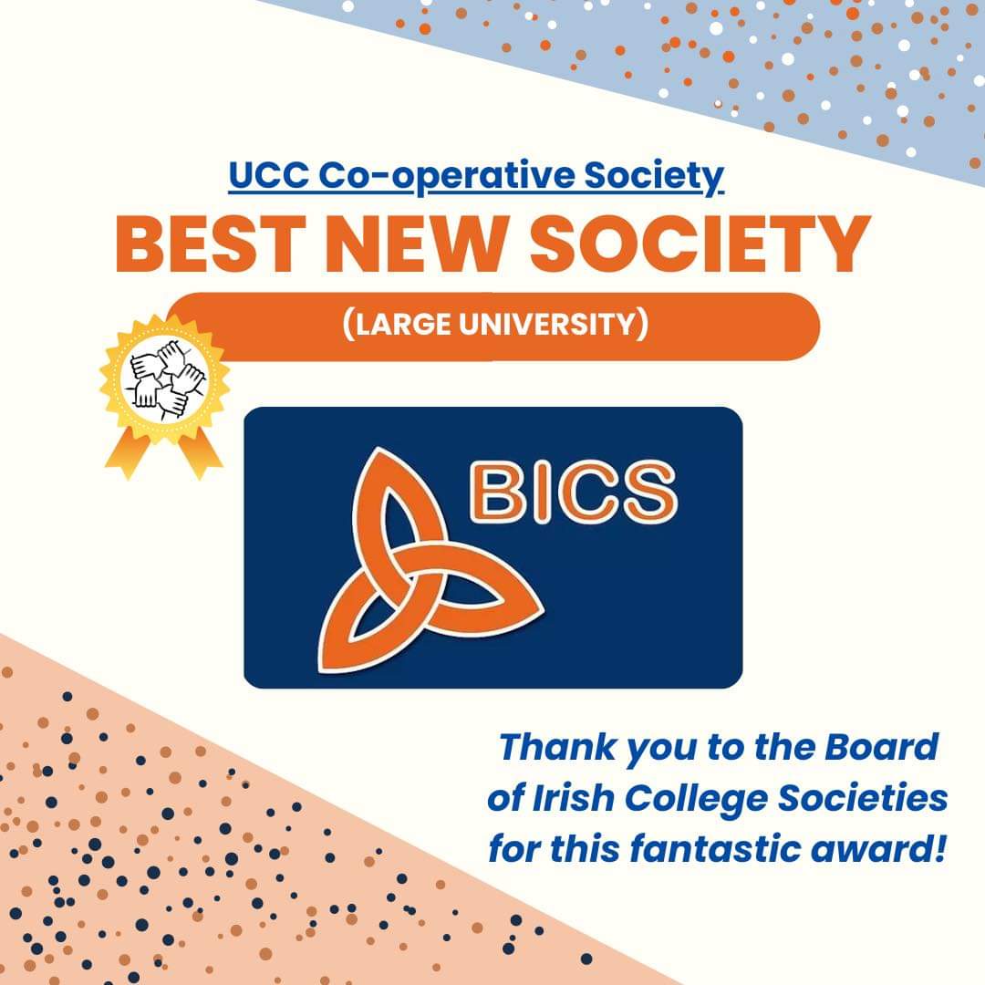 ucccoopsoc's tweet photo. It is our absolute pleasure to announce that we have won best new society in a large university at BICS, the national society awards of Ireland!!!

We couldn't have done it without our amazing committee members, and of course YOU, our members!!! https://t.co/oef6XwRqiM