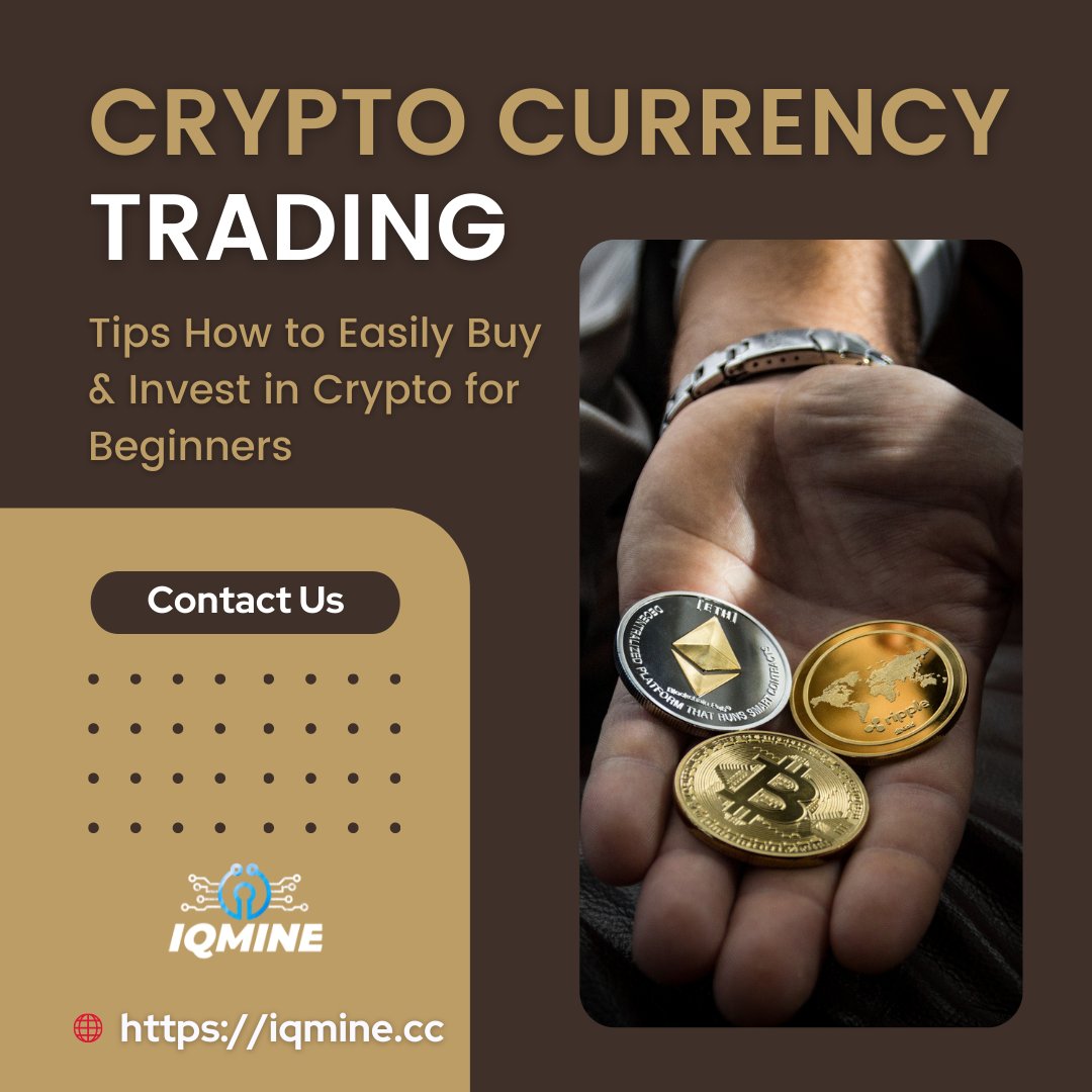 IqmineC's tweet photo. cryptocurrency - https://t.co/sVaztjjrcV
Tips How to Easily Buy &amp; Invest in Crypto for Beginners?
How you can earn unlimited for a lifetime?
 #cryptomin #cryptominer #cryptominers #cryptomining #cryptominingrig #cryptominingfarm #cryptominingchannel #cryptominingpool #iqmine https://t.co/oGaSyw0bwN