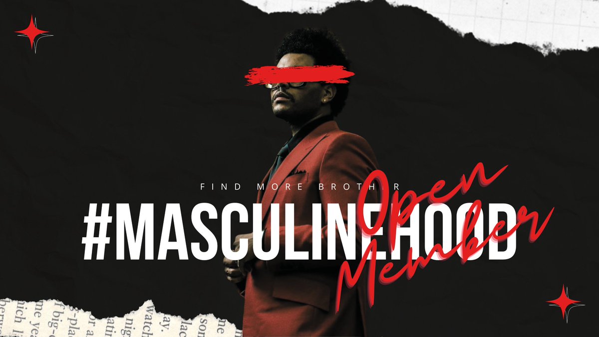 The wait is over, this is a big news

We are #𝐦𝐚𝐬𝐜𝐮𝐥𝐢𝐧𝐞𝐡𝐨𝐨𝐝 now open for new gentleman to join in our brotherhood. Read this thread carefully to know more

Help spread the news by retweet