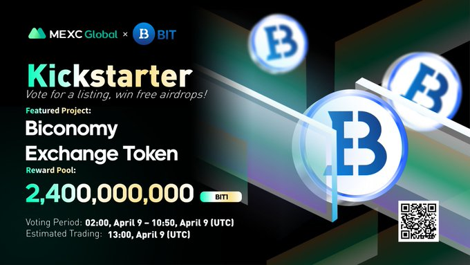MEXC's tweet photo. Presenting the new #Kickstarter session with @Biconomy_Global

🗳Vote with $MX to get $BITI listed and share 2,400,000,000 $BITI
⏰Period: 02:00 - 10:50 Apr 9 (UTC)
📈Trading: 13:00 Apr 9 (UTC)

Details: https://t.co/6512HAaew4

💚Sign up: https://t.co/9v8Mpo8sq0

#Biconomy #MEXC https://t.co/BXMIORal67