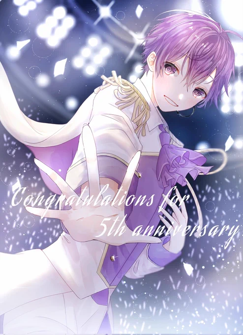 ステージの上のななもりさんはめちゃくちゃかっこいい王子様なんだ🤦‍♀️💜🐰 