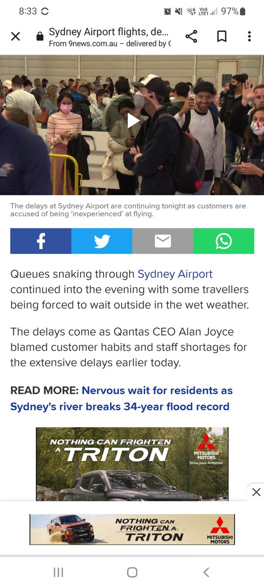 cstuck1's tweet photo. Seriously. Inexperienced travellers, not a great deflection. One security line open for travellers flying Virgin. How about offering eldery and young families to be fast tracked. #QANTAS #Virgin @Qantas @VirginAustralia https://t.co/tkMd78k0hq