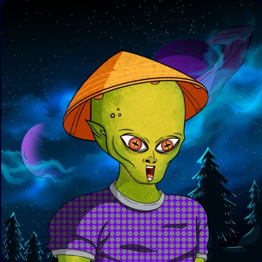peliou4006's tweet photo. Bientôt le week end 🤩🔥🔥happy face 👽👽👽#alienx #babolex #NFTCommunity #SolanaNFT #NFTartist 
@kazakaza36 @FaudemerArt https://t.co/VKw8NbqgUk