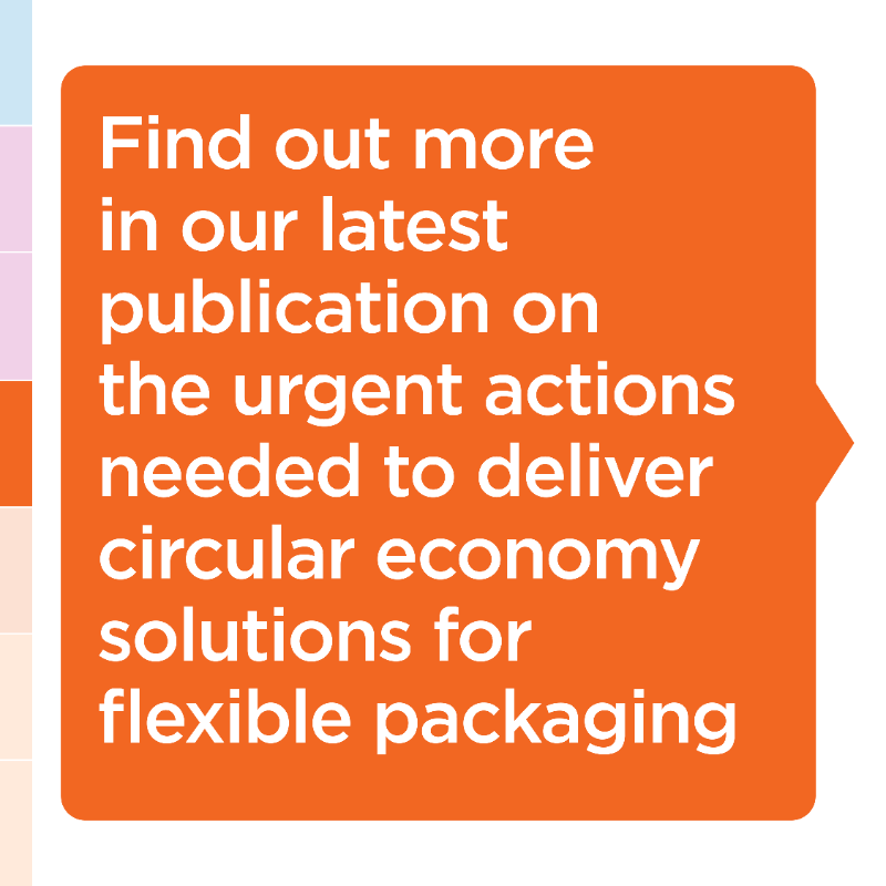 circulareconomy's tweet photo. Despite limitations, recycling solutions for flexibles need to be scaled to achieve a #circulareconomy for plastics. Scaling recycling is challenging &amp; requires an unprecedented effort from all stakeholders across design, policy &amp; infrastructure. https://t.co/qI6pR8zVXJ