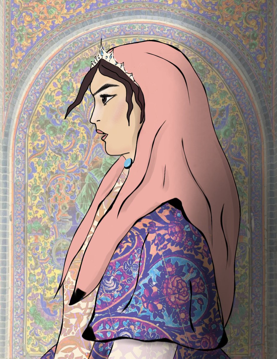 arthinco_'s tweet photo. Women of history is now on foundation💙
.
https://t.co/s2JgOpbIUq
.
For all the powerful women throughout history who have contributed to a better world!��
.
Woman of history#1
Qajar dynasty, Iran
.
#illustration #NFTCommunity #Dailyshill #FoundationNFT https://t.co/2zPNMNORls