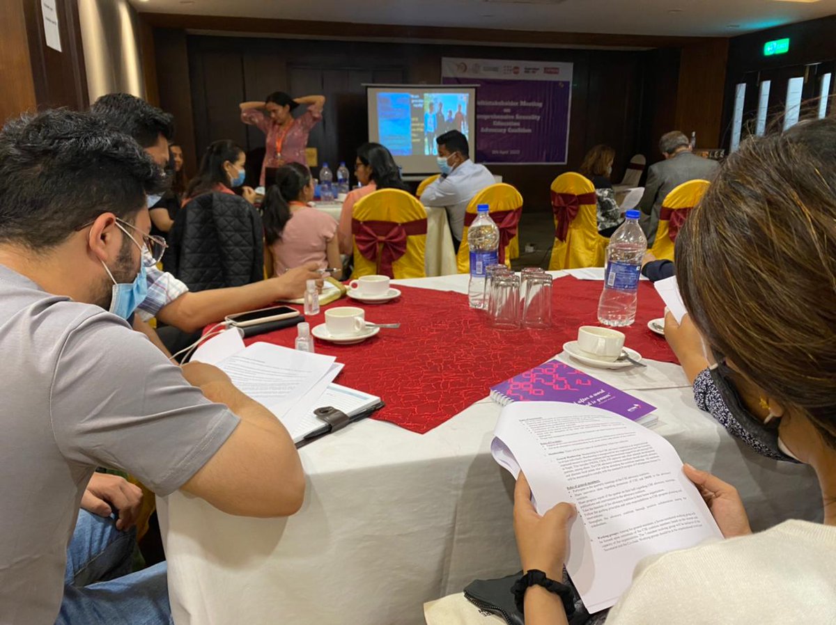 UNFPANepal's tweet photo. National #CSE Advocacy Coalition formed!
Congrats @YUWAtweets &amp; @Vis_Im as Chair &amp; Co-chair of the coalition after an intense discussion among the experts &amp; stakeholders in Kathmandu.  
The coalition aims to advance CSE through human rights and gender transformative approach. https://t.co/L8Q6jQbD6h