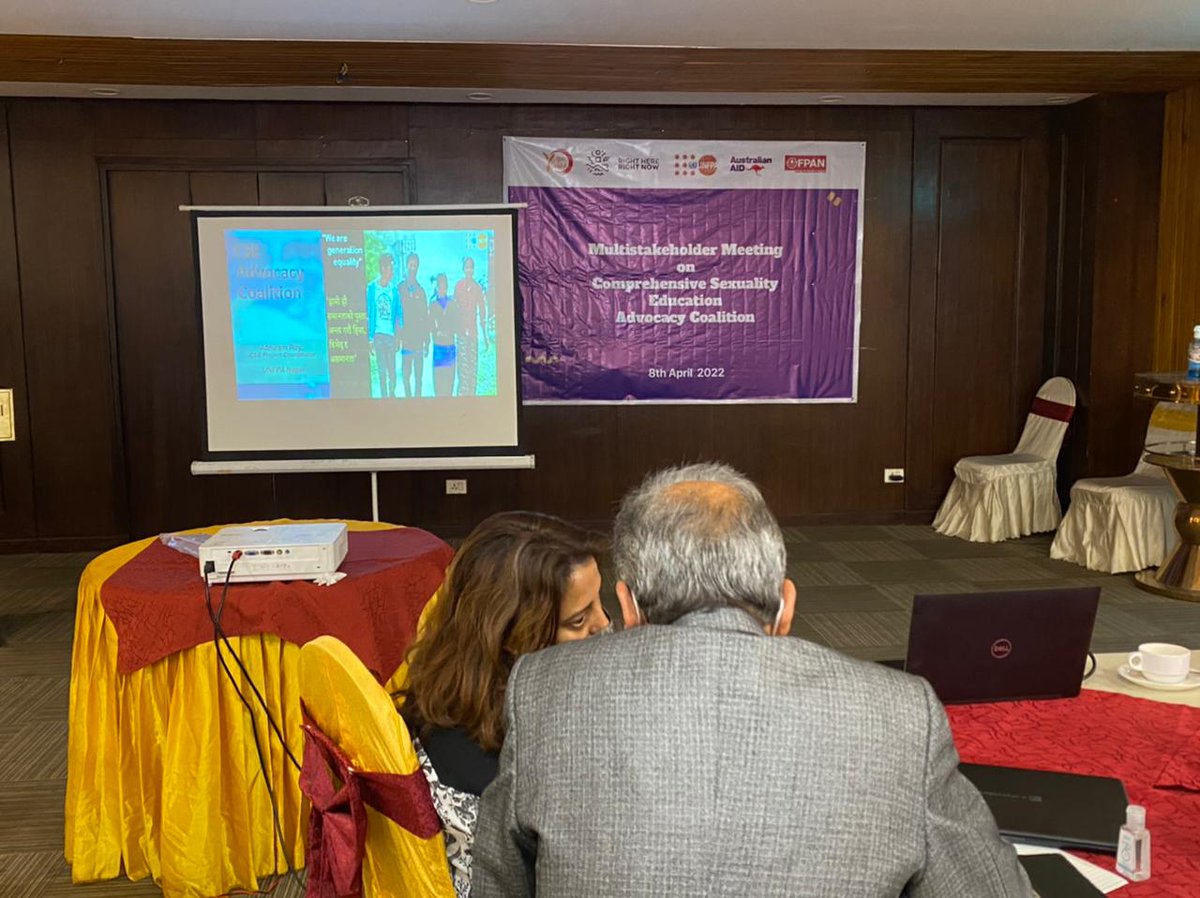 UNFPANepal's tweet photo. National #CSE Advocacy Coalition formed!
Congrats @YUWAtweets &amp; @Vis_Im as Chair &amp; Co-chair of the coalition after an intense discussion among the experts &amp; stakeholders in Kathmandu.  
The coalition aims to advance CSE through human rights and gender transformative approach. https://t.co/L8Q6jQbD6h