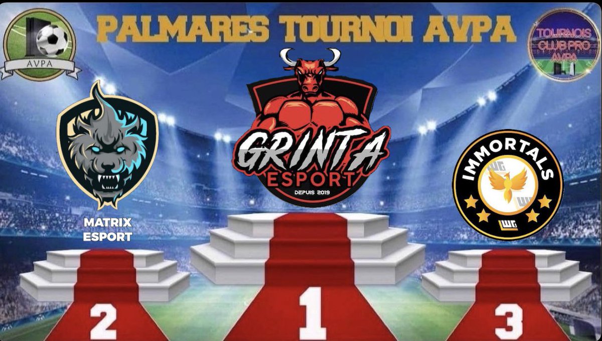 Je suis très fière de cette session test 
avec 5 joueur du club
2ème bien mérité ✅
9but encaisser sur 6 matchs 👏
20but marquer 💪🏻
@AVPAFR gg aussi a @GrintaO @immortals_CP 
Félicitation les gars👏
Première session sous le nom de la structure