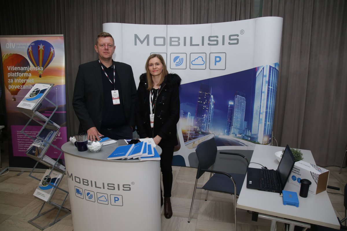 Mobilisis's tweet photo. We attended the "Smart cities" conference which has been organized for the 8th year by the magazine Lider. The conference was held in the Congress hall at the Zagreb Fair, where our ITS team presented MOBILISIS intelligent traffic solutions. https://t.co/gmETwsxRe5