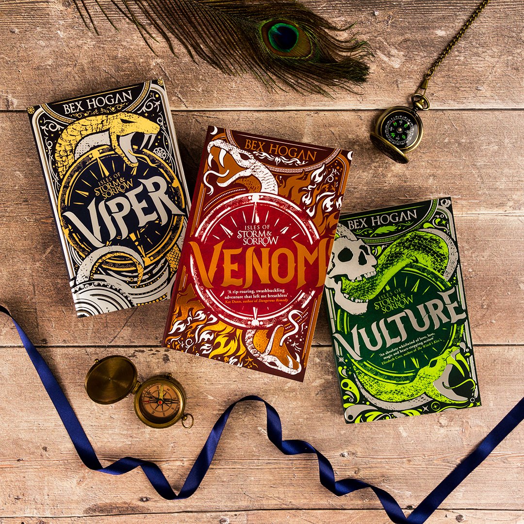 Book Birthday GIVEAWAY! 🎉🎉 Viper, Venom &amp; Vulture all came out in April for the past 3 years, so to celebrate I'm giving away 3 signed sets of all 3 books! To enter, simply follow and RT! (UK only, sorry!) Closes on 30.04.22 at 5pm, winners will be randomly chosen. Good luck!