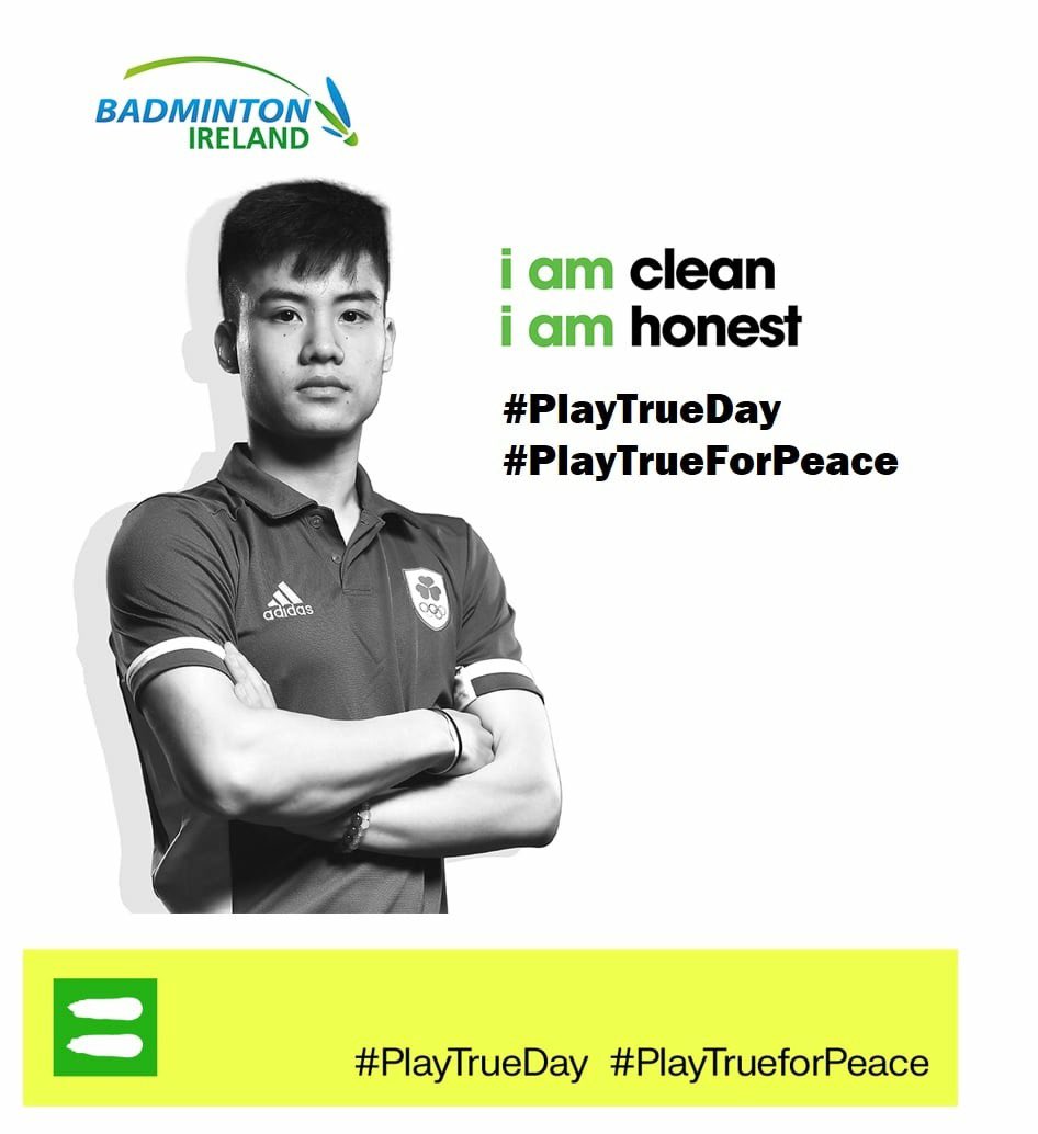 Badminton Ireland endorse clean, honest &amp; fairness in sport.We share the WADA values. #PlayTrueDay #PlayTrueForPeace
