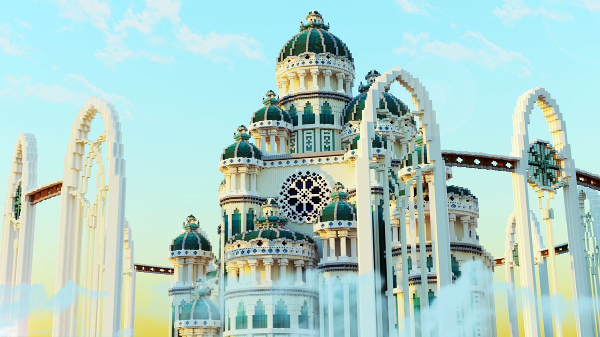 This is my render of my ocean castle build that I made recently on <a href="/BuildersRefuge/">Builder's Refuge</a>