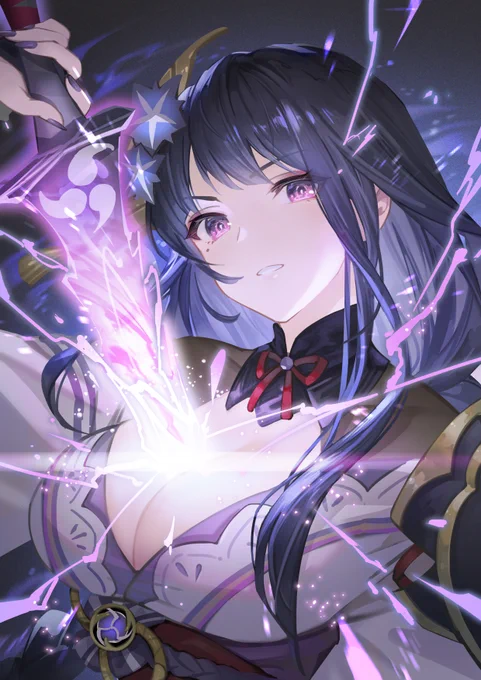 原神の雷電将軍です⚡
#自分が何度も投稿してしまう画像 