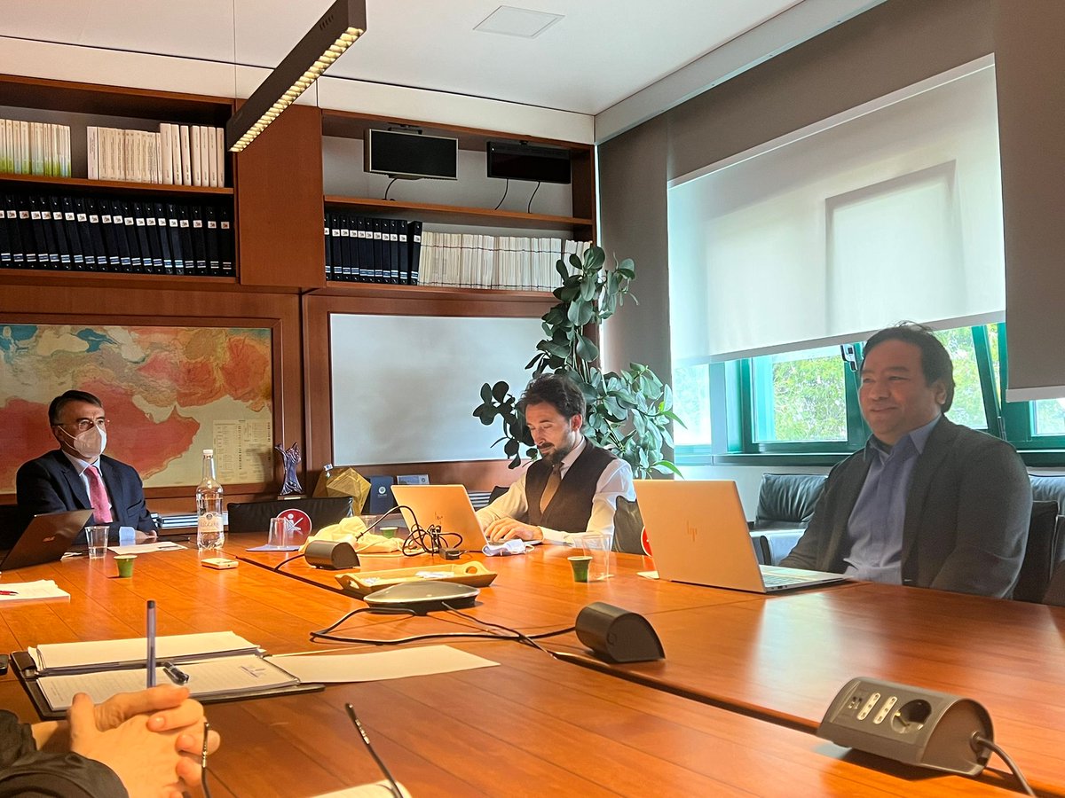 CIHEAMBari's tweet photo. Strategic issues of regional programmes on the #marineecosystem 🌊were discussed in order to better assist #ThirdCountries and also create opportunities for sharing among beneficiary Countries. https://t.co/A5GIfJnRld