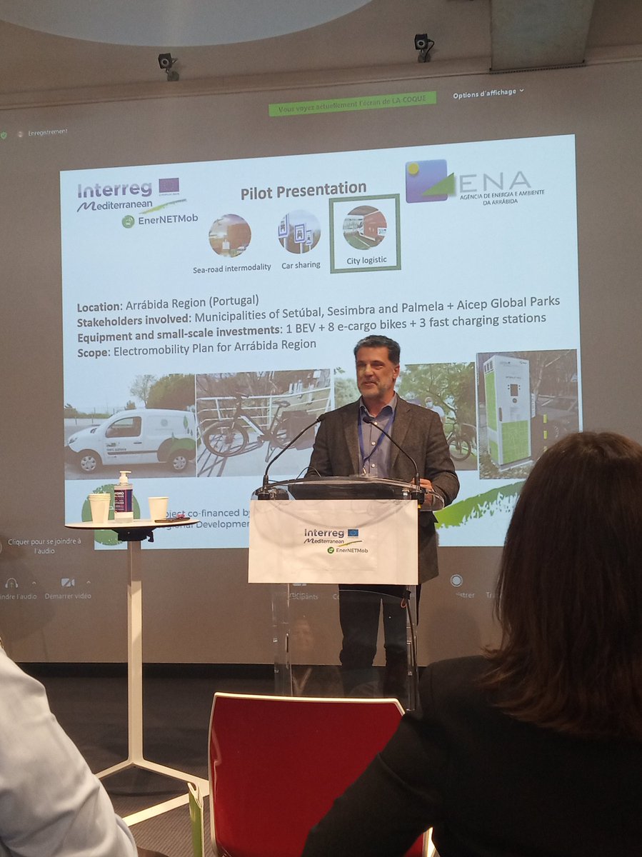 EnerNETMob's tweet image. 📣 3️⃣rd round table about city logistic electromobility services 🚗⚡started @marseille 🇫🇷
 #enernetmob