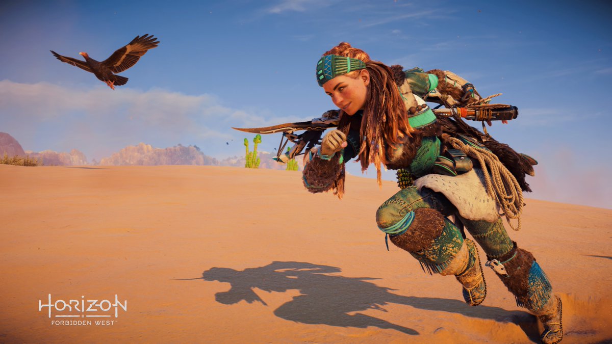 Joyrider2525's tweet photo. Dash!! ダッシュ! #HorizonForbiddenWest #BeyondTheHorizon #VirtualPhotography #Aloy #VPCALOY #VPCONTEXT #Horizon写真部 https://t.co/S27SHlW4KR