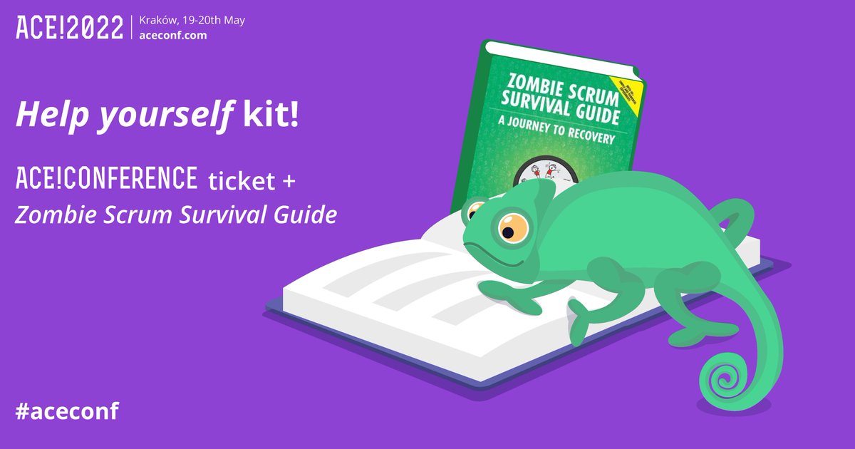 Improving your life doesn't have to be rocket science.
🎫Join the ACE! Conference: aceconf.com
📗 Get yourself a free copy of "Zombie Scrum Survival Guide" by <a href="/liberators_the/">The Liberators</a> 
Everyone who buys a ticket between 8-15th April will get a free copy of "Zombie Scrum" book