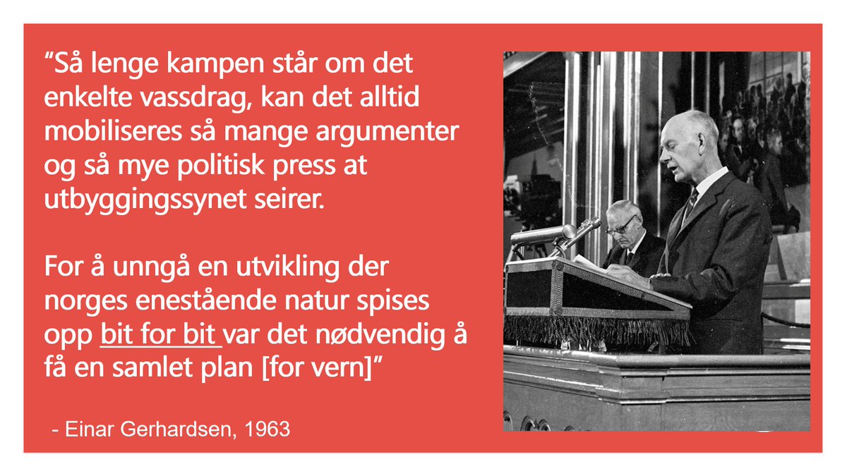 VVandvik's tweet photo. @Naturvern @TrulsGulowsen @Regjeringen @joinnyg @EspenBarthEide @jcvestre skyver i praksis ansvar for å ivareta og prioritere #natur over på kommunene. Det har vi prøvd før - funker ikke. Vi trenger en #samlaplan - ikke bare for vassdrag men for all natur. #mernatur #arealregnskap #hurdalsplattformen https://t.co/2dee1M8lnx