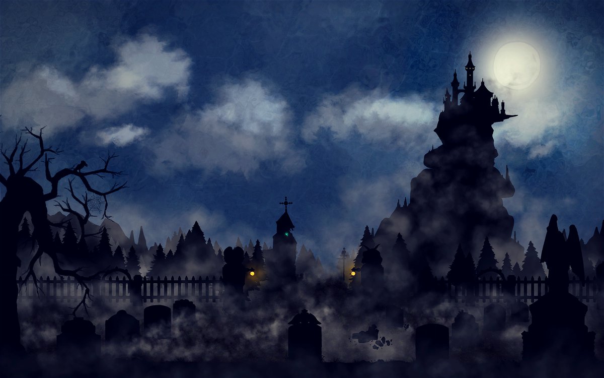 Manseyful01's tweet photo. p.o.v you just dropped in Barovia.  A small scenery picture I made in @inkarnaterpg 👻👻👻 https://t.co/uQEagTQ3xm