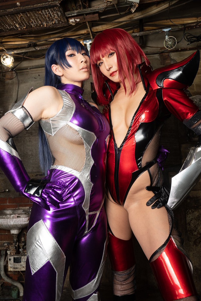 対魔忍！
アサギと朧
この後ぐちょぐちょにやられた…😅

朧　テレジア(<a href="/red_theresia/">テレジア🌞3/22コスエクスプレス【D-7】</a>)
アサギ　キシコ

アサギ衣装製作　裸装門さん(<a href="/pichimuchi/">裸装門</a>)
撮影&amp;朧衣装製作　みゅーずさん(<a href="/myu_zu008/">みゅーず</a>)