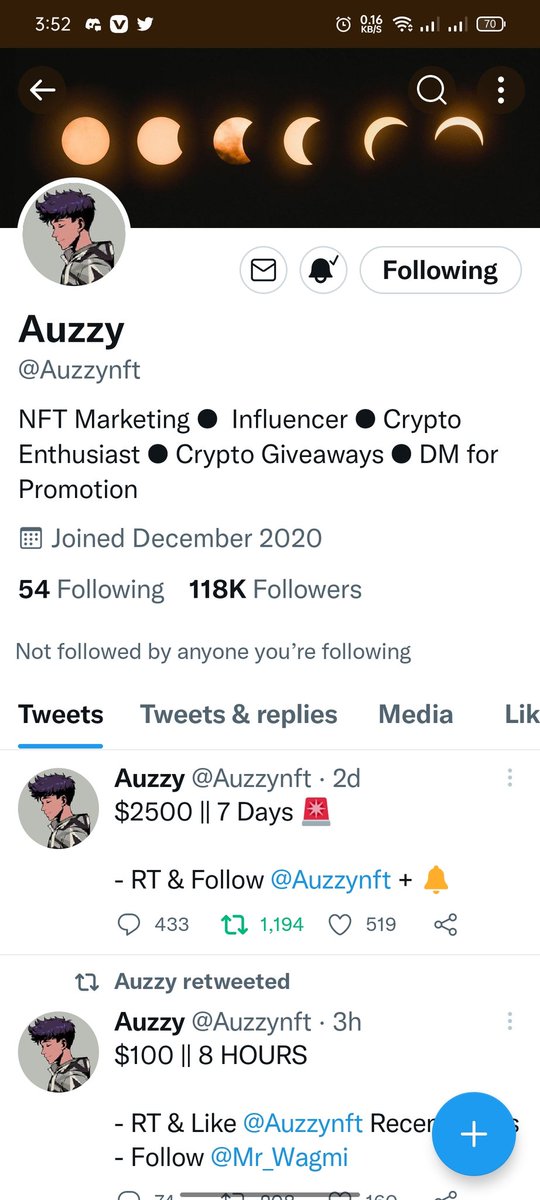cryptozaifi's tweet photo. @Auzzynft Done ✅ https://t.co/9vW9MCfPlU