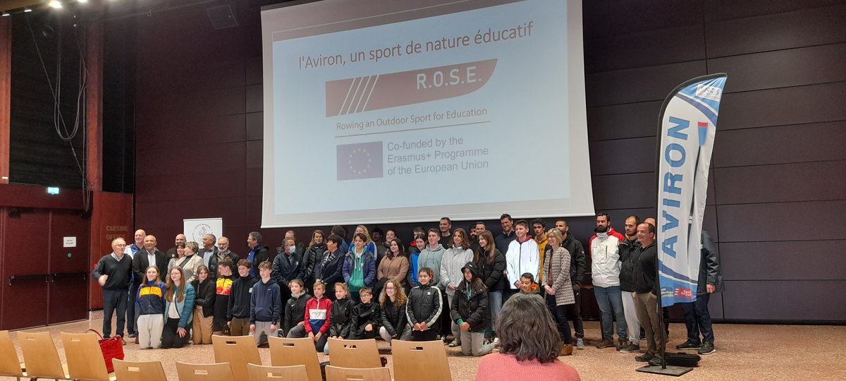 atlanticcities's tweet photo. #AtlanticCities was present at the #PFUE2022 conference of the Erasmus+ #ROSEproject, yesterday, April 7, 2022, in @VilleStNazaire. Yvonne PIOTELAT presented the #European #cooperation #projects of @arcatl and their importance for #territorial and #maritime #development. https://t.co/ZIAEwt40MJ