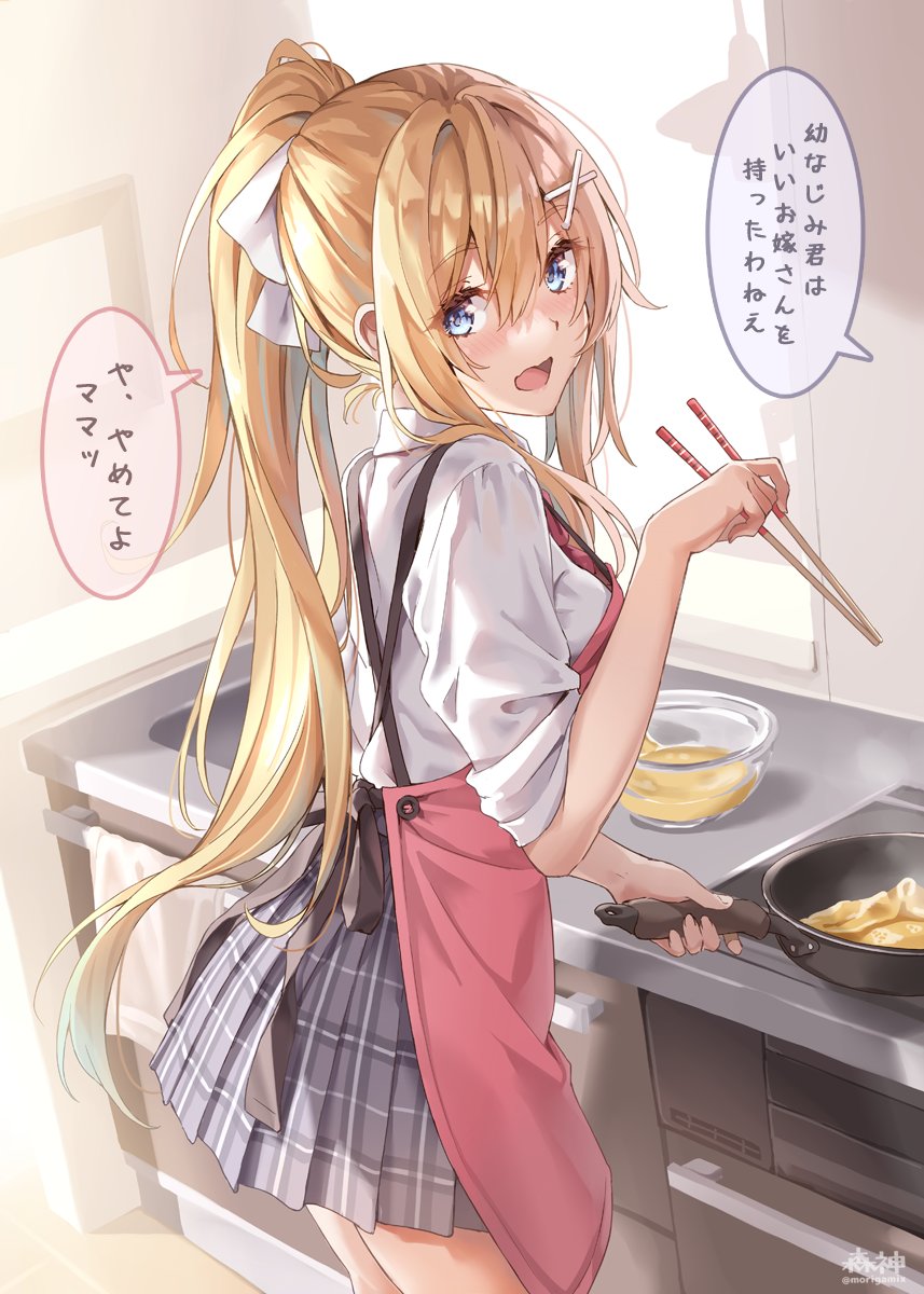 幼なじみにお弁当を作ってあげる楓ちゃん #自分が何度も投稿してしまう画像 