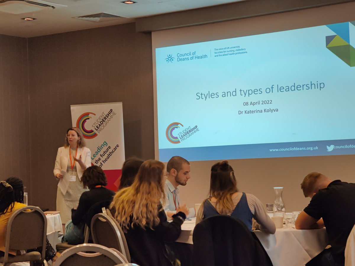150Leaders's tweet photo. Our session on developing your leadership style is led by @councilofdeans CEO @katerinakolyva and Prof. Nigel Harrison.
We've had some moments of reflection in identifying which #leadership style you want to embody!
#150Leaders #SLPConference https://t.co/M5nEzNBXnw