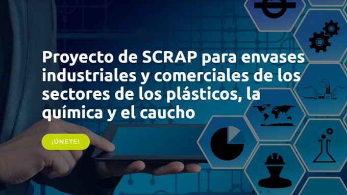 anape_eps's tweet photo. Cada vez son más las empresas de #plasticos, #química y #caucho que se han unido al proyecto de #SCRAP y así cumplirán la #RAP para sus envases Industriales y Comerciales
!!Únete¡¡
https://t.co/sV0jDn9A55
@ANAIP_es @Feique_ES #FEDEQUIM @Cicloplast_com #anape https://t.co/sdm24Zyqdq