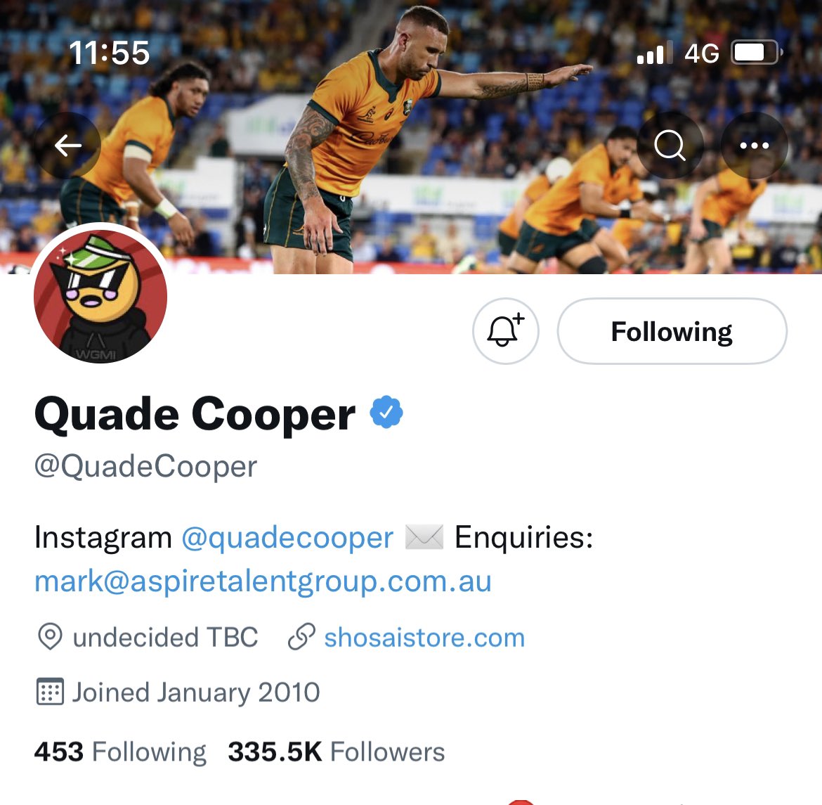 dean0043's tweet photo. NFTS ARE WILD MAN!! 🔥🔥
Grew up watching @QuadeCooper balling out on the rugby field! 

Now he’s rocking with the @SpaceRiders_NFT pfp with me! 

🏄‍♀️🏄‍♂️ https://t.co/Bz5lJXrsbk
