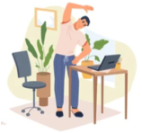 Stress Awareness Month : 30-day challenge.

Day 8 Challenge 

Physical Challenge – 

If you are working from home, get up and have a stretch. Make sure you factor in regular screen breaks and take time away from your desk for lunch.
