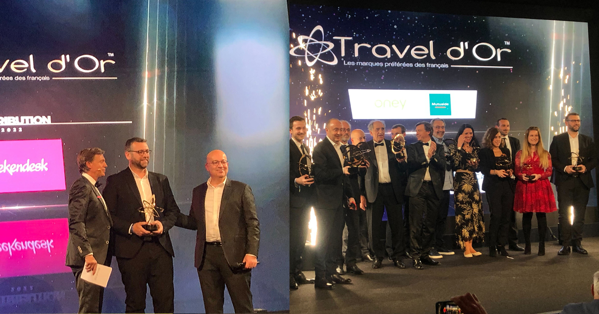 🏆Félicitations à l’ensemble des lauréats des Travel d’Or 2022 et plus particulièrement à notre client <a href="/weekendesk_fr/">Weekendesk France</a> qui remporte le Travel d'Or catégorie distribution !

Très heureux de les accompagner au quotidien dans la performance de leurs opérations de paiement !

#TDO22