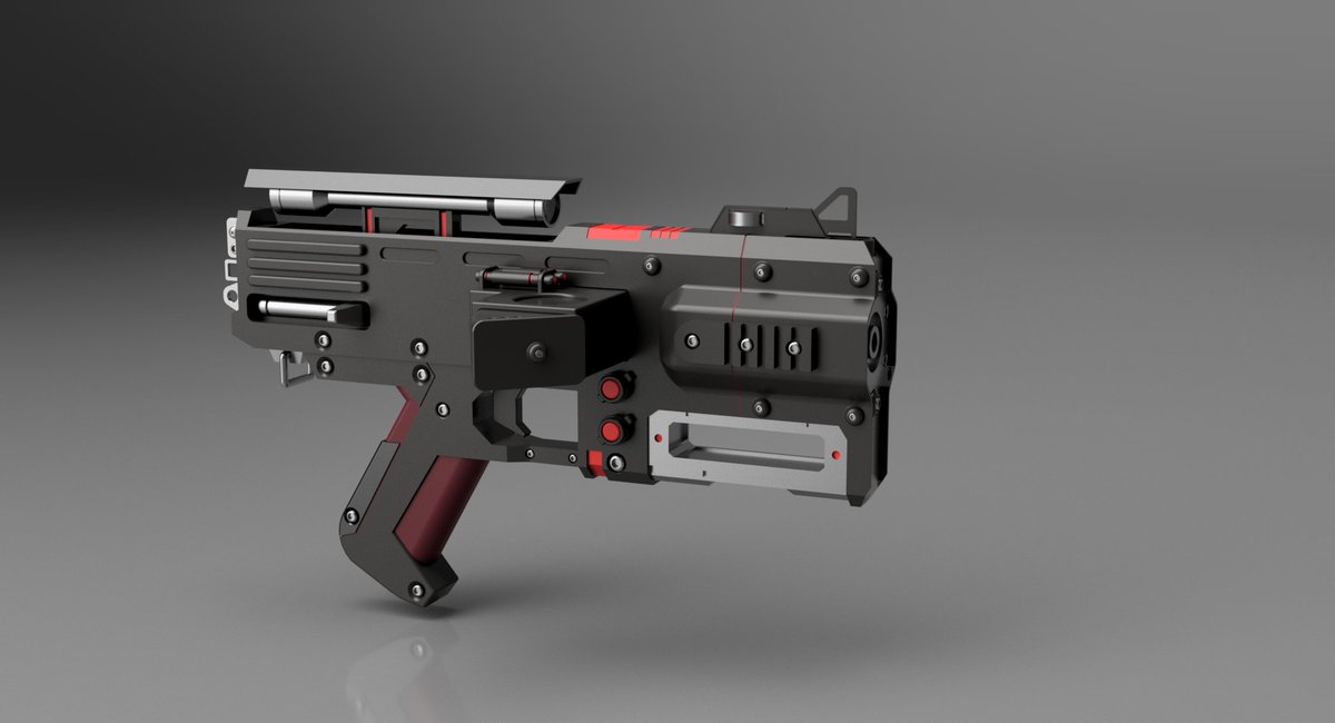the3dprinting_'s tweet photo. Working on some more props based on concepts from Matt.sav. Going to make the additional pieces like rifle stock, barrel and torpedo launcher. Still a lot to do on this one. 
#StarWars #propscosplay https://t.co/Bz1BWevufH