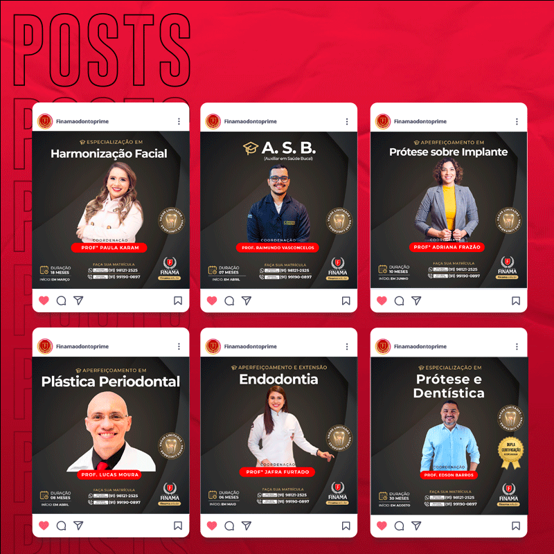 Duplla's tweet photo. A Finama é referência em pós-graduação em Odontologia. Confira alguns dos trabalhos criados pela Duplla para esse cliente.

#duplla #dupllacom #socialmedia #socialmediamarketing #marketing #marketingdigital #mktdigital #midiasocial #midiasdigitais #redessociais https://t.co/LfnN3fa78f