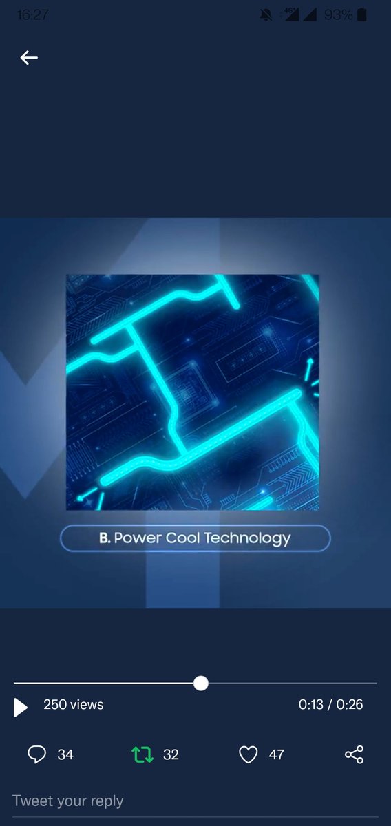 sonaljain2190's tweet image. Ans) B. Power Cool Technology
#GalaxyM33 #UpforItAll #ContestAlert 
@nishaj31