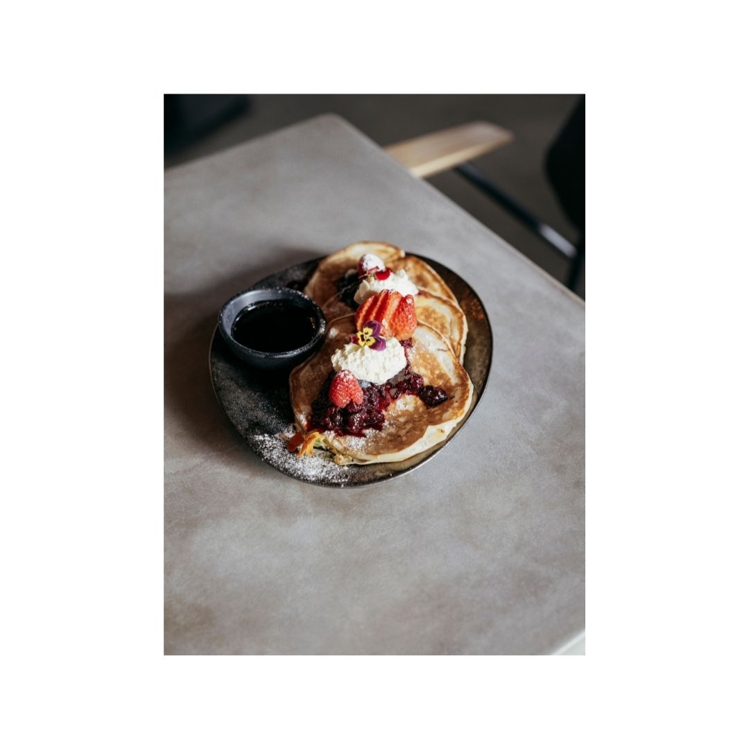 What are the best toppings for pancakes? More pancakes, obviously! 🥞 You'd batter be ready to get your stacks on this weekend! (Last pancake joke, we promise!) Brunch is available all weekend at our Salford store from 9 am to 4 pm.
