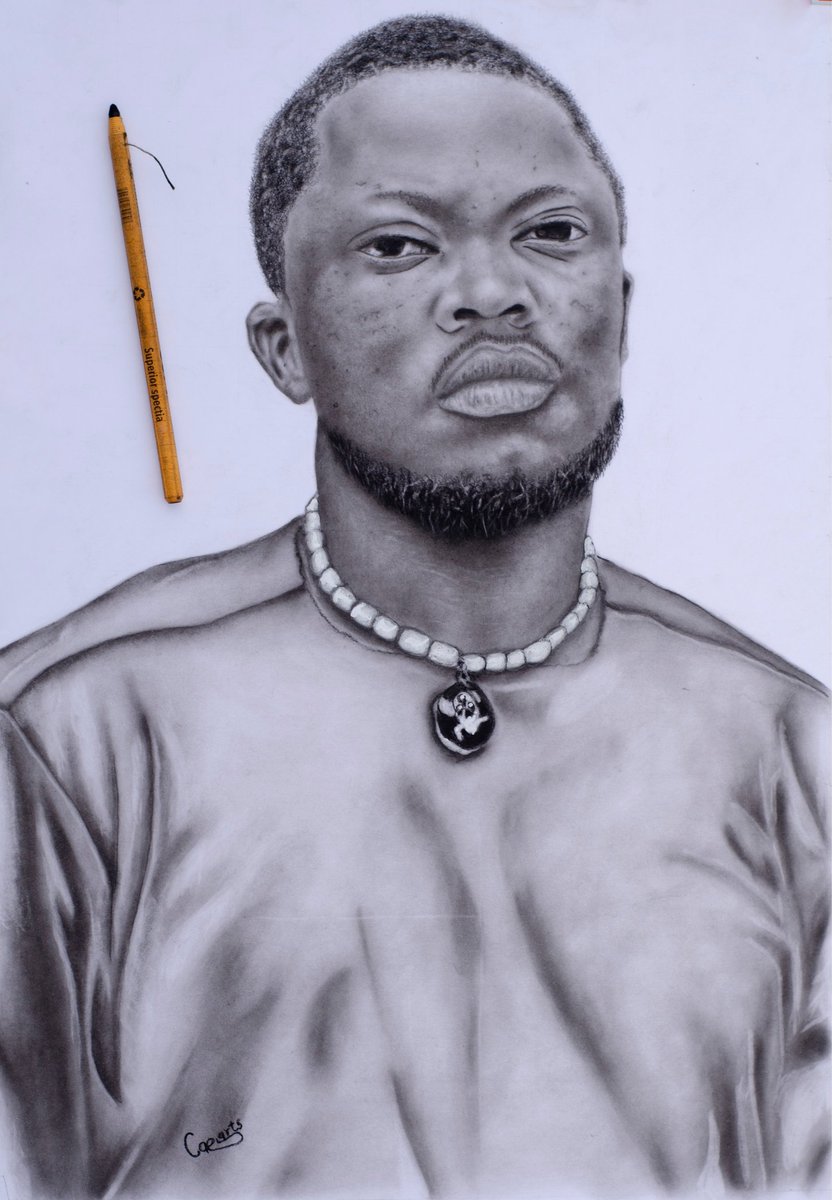 artist_caesar's tweet photo. @amienullahie My charcoal drawing of @BrainJotter_  😅 https://t.co/66Pp3zD4zE
