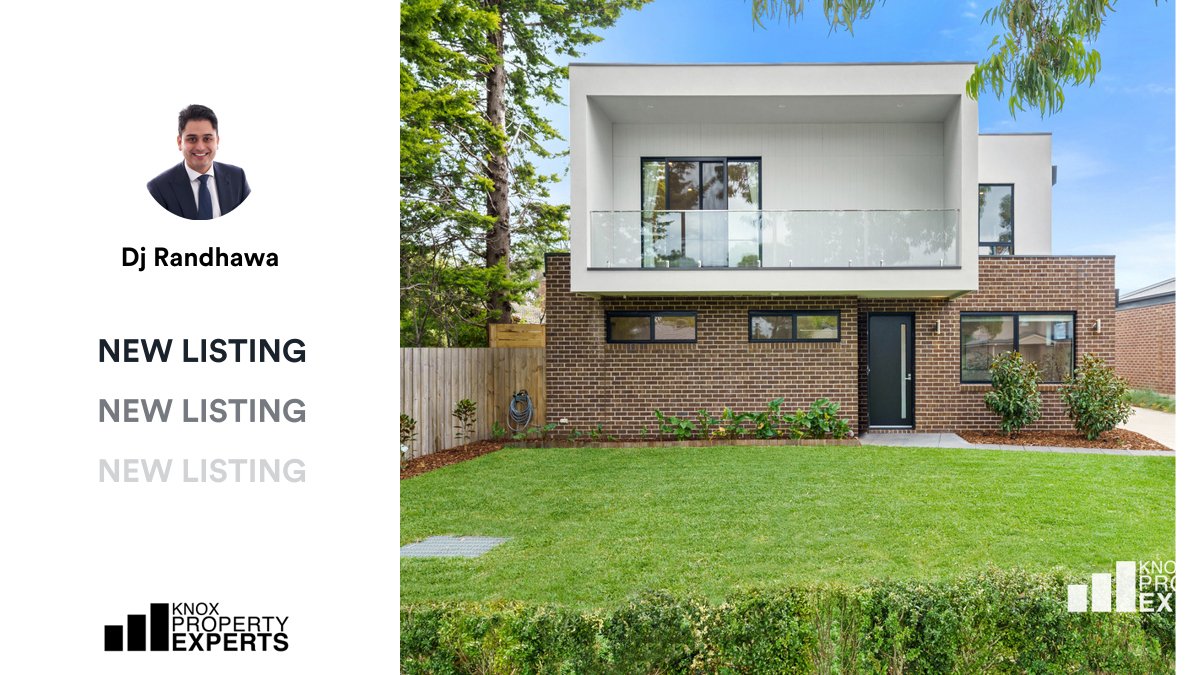 4 🛏 3 🛀 4 🚘
📍 1/107 Harley Street North, Knoxfield, VIC, 3180

My latest listing on RateMyAgent
rma.reviews/eQM09ZKPP99Y