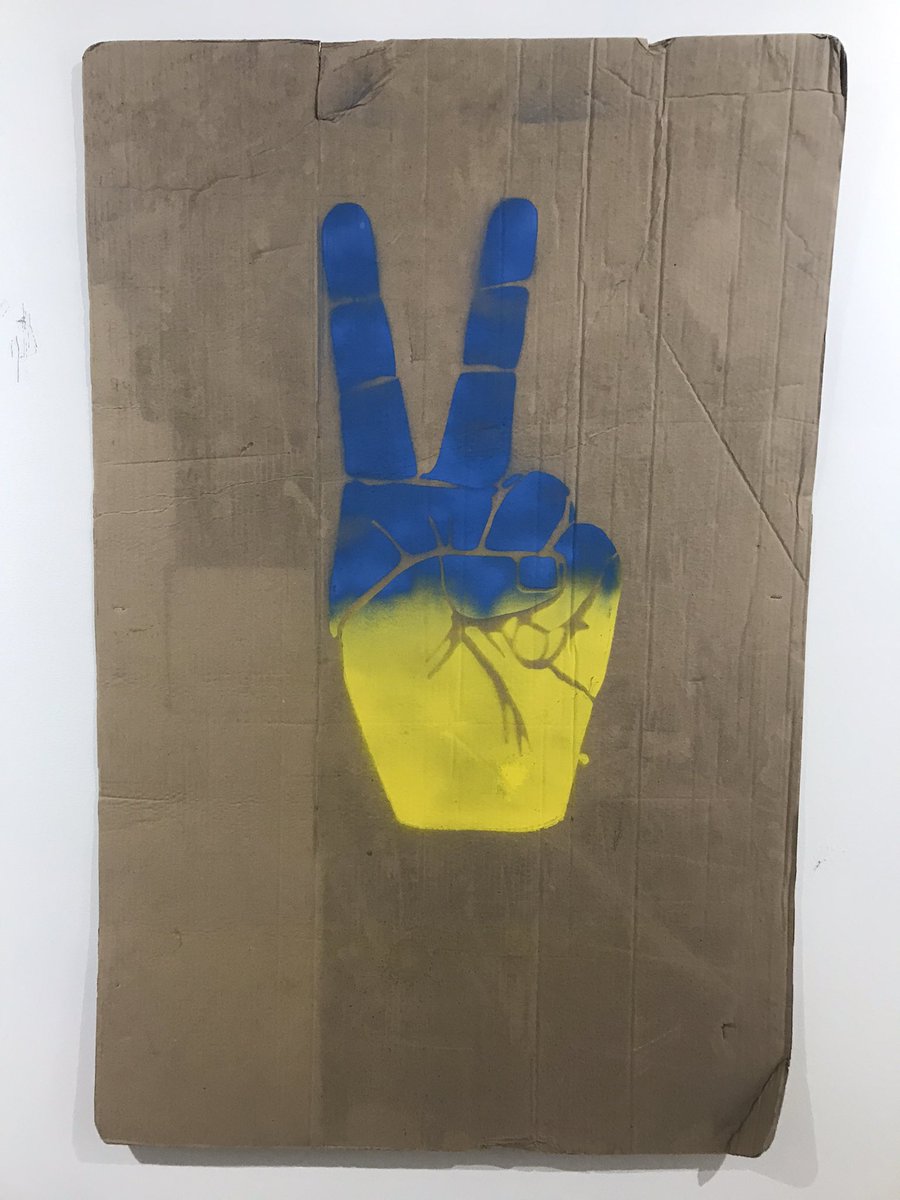 Great street art exhibition at <a href="/Cornwall_Museum/">Cornwall Museum and Art Gallery</a> celebrating Cornish female anti-war artists. #antiwar #UkraineCrisis