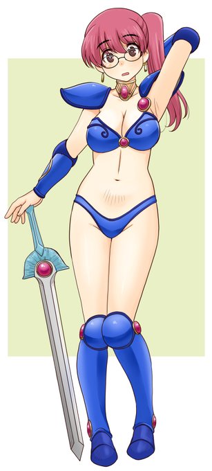 「幻夢戦記レダ」がアマプラで今日までなのでコスプレしてみるメガネ。 