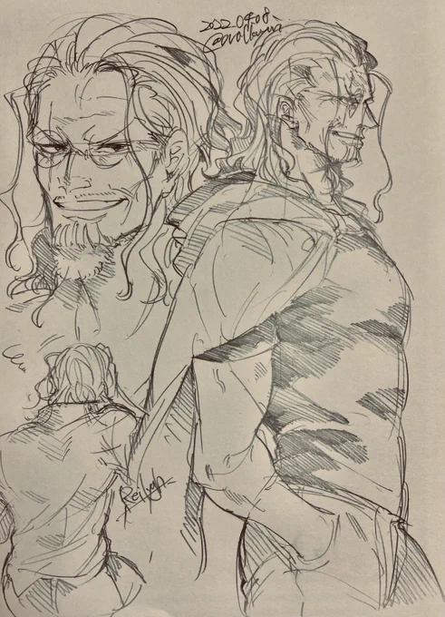 現レイさんとロジャせんちょ🥃👑アナログ 