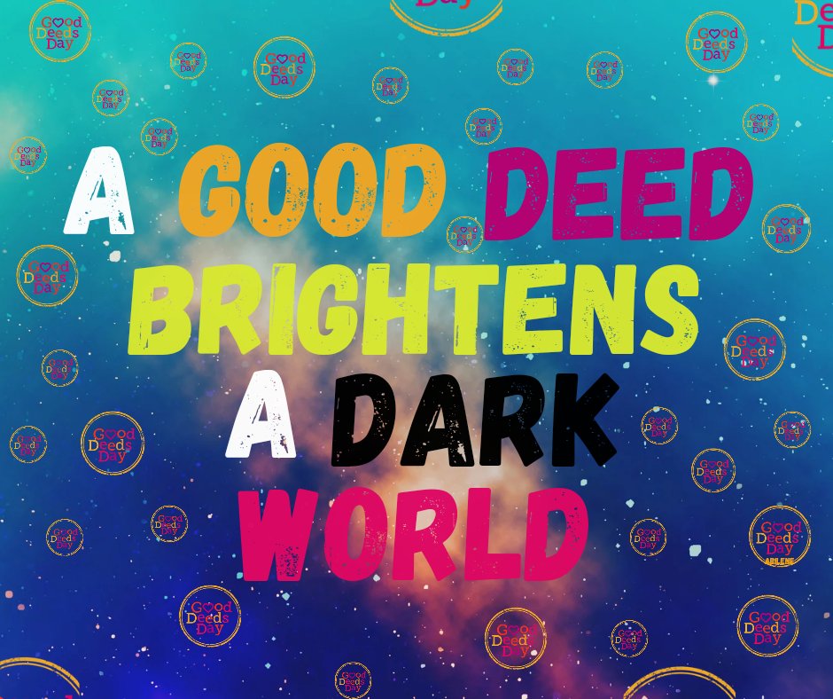 Deeds99's tweet image. Good Deeds Day Abilene