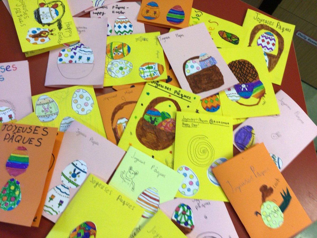 StrettonStMatts's tweet photo. Year 4 enjoyed a 30 minute challenge to make an Easter Card. Well done everyone! #SSM #SSMYear4 #SSMFrench https://t.co/XG1U1CW4wI