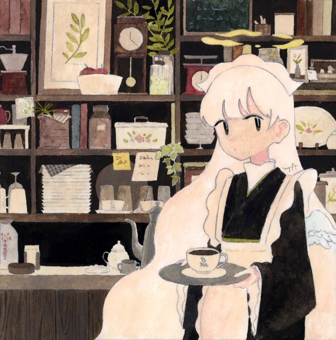 #春の創作クラスターフォロー祭り 
天使を描きます 