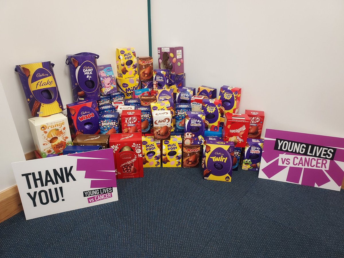 HUGE Diolch yn fawr to our friends at @Barrattplc and <a href="/DavidWilsonHome/">David Wilson Homes</a> #SouthWales for kindly donating these yummy gifts for <a href="/YLvsCancer/">Young Lives vs Cancer</a> this Easter. They are already on the way to our incredible young people 🥰.