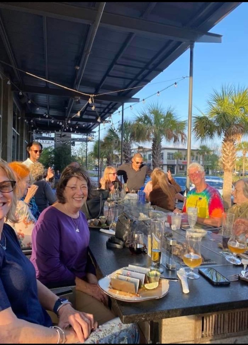 TonySimsRN's tweet photo. Attended drinking liberally Summerville and Daniel Island chapter last night. Got a chance to meet Dr Andrews dem candidate for house. We understand the importance of this election up and down the ballot . #Berkeleystrong #Flip4 https://t.co/egk0VPzGNk