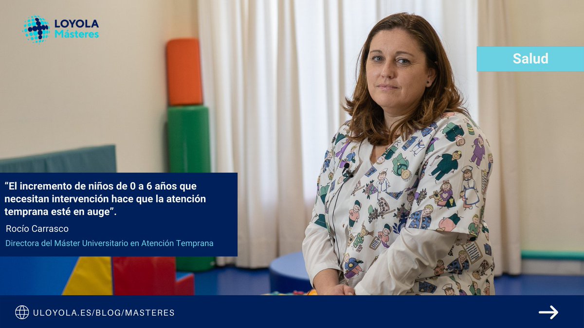 🤔¿Sabes qué es la #atencióntemprana? 
Rocío Carrasco, directora del Centro de Atención Infantil Temprana de San Juan de Dios Sevilla explica qué es, qué objetivos persigue el nuevo Máster en Atención Temprana y por qué es tan importante la formación.
➡️ uloyola.es/blog/masteres/…